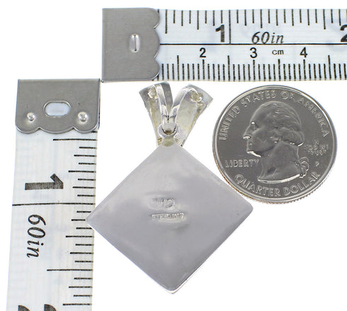 Turquoise Silver Pendant AX95553